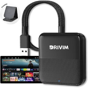 Car TV Mate Max HDMI Adapter 3-in-1 Multimedia Converter for TV Stick Streaming Box DVD Player Game Console Plug & Play Wireless CarPlay & Android Auto for iPhone Smartphones