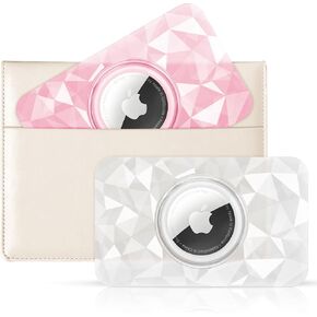 2 Pack Ultra Thin Airtag Wallet حامل للرجال والنساء ، حامل بطاقات خفيفة الوزن لـ Apple Airtag ، علبة بطاقة ضئيلة للمحفظة ، جواز السفر ، المحفظة ، حقيبة اليد ، حقيبة القابض (أسود 2pcs)