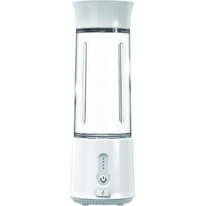 500ml Portable Small Blender for Smoothies, Personal Blender with Stainless Steel Blade, Cordless Compact Smoothie Blender for Shakes Food Prep, White