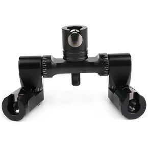 واحد/مزدوج الجانب القابل للتعديل V-Bar Mount Quick Disconnect Disconnect Bow Rod Stabilizer ، مركب الرماية Recurve Bow Bow Sofilizer واحد/مزدوج الشريط الجانبي الخلفي مثبت