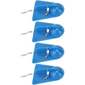 Fishing Trolling Diving Board, Fishing Accessory, 4PCS Fishing Diving Board Blue Plastic Round Belly Fishing Trolling Diving Board Tool for Boat Fishing Deep Sea Fishing