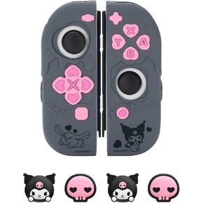 Switch Thumb Grips Caps & Joy Con Protective Cover Case - KLM