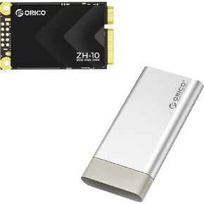ORICO SSD Enclosure Portable mSATA Adapter and 2TB mSATA SSD Bundle