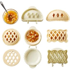 3 Pcs Mini Pie Maker, Dough Presser Pocket Pie Maker, Hand Pie Molds, Baking Mold for Party Potluck, Halloween