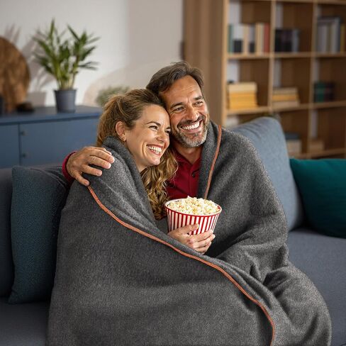 Large Military Wool Blanket - Warm & Thick Emergency Survival Blanket Great for Camping, Outdoors, Sports Events, Picnics, 4.5 lbs, 64" x 88" (Maroon) in Kuwait