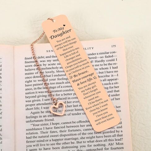 Gifts for Daughters Adult, Daughter Gifts from Mom, Mothers Day Gifts for Daughter, Birthday Gifts for Daughter Adult, Daughter Bookmark, Graudation Gifts for Teen Girls, Daughter Inspirational Gifts in Saudi Arabia