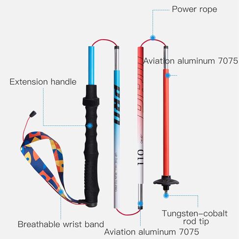 Aonijie Trail Running Poles 2 PCS أعمدة الرحلات في الهواء الطلق قابلة للطي ألومنيوم سبيكة عصي القفل السريع للغاية للتخييم المشي لمسافات طويلة ماراثون in Kuwait