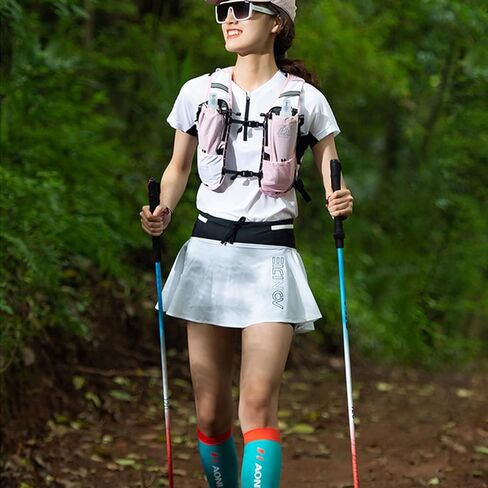 Aonijie Trail Running Poles 2 PCS أعمدة الرحلات في الهواء الطلق قابلة للطي ألومنيوم سبيكة عصي القفل السريع للغاية للتخييم المشي لمسافات طويلة ماراثون in Kuwait