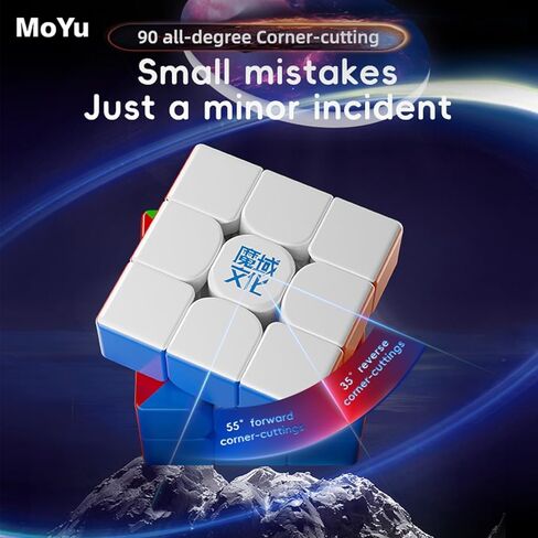Moyu Weilong WRM V9 2023 MagLev Ball-core UV Coated Speed Cube 3x3 Stickerless Puzzle Cube Professional MagLev Magnetic Master Cube (20-Magnet MagLev+Ball-Core+UV Coated) in Kuwait