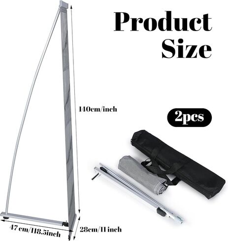 Outus 1 Pcs Literature Stand Magazine Display Rack with 4 Pocket, Portable Roll up Mesh Foldable Trade Show Display with Carrying Bag, Lightweight Magazine Rack Floor Standing for Exhibition Office in Saudi Arabia