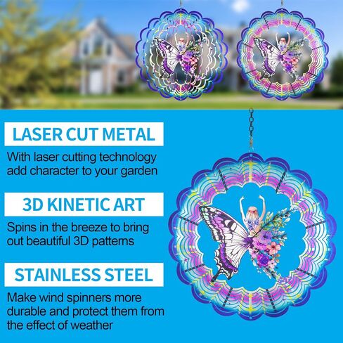 St Patricks Day Metal Wind Spinners St. Patrick's Dragonfly Metal Wind Spinners Gifts for Women Mom and Grandma, Hanging Wind Spinner Saint Patricks Day Decorations for Outdoor Garden Decor in Saudi Arabia
