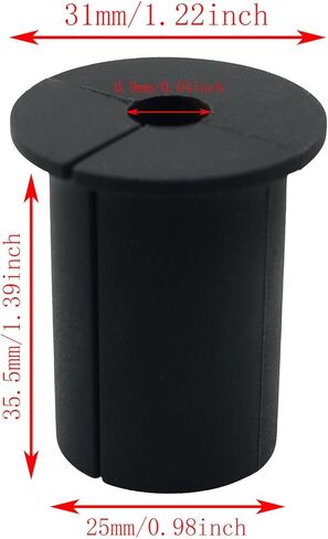 TAODAN 4PCS Silicone Rubber Cable Threading Sleeve Antenna Wall Sole Ring Wiring Kit TaiNet Cable Adapter Cable Protector for 3/4 Inch Wall Hole Wires Wall Plug Wall Hole Sleeve Black in Kuwait