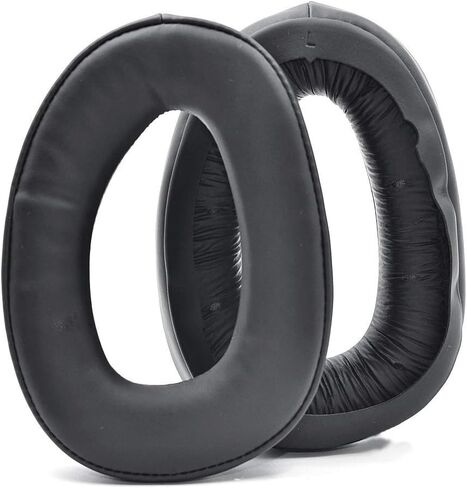 وسائد أذن Adhiper GSP300 من الحرير الجليدي، وسادة أذن بديلة متوافقة مع سماعات Sennheiser GSP300/301/302/303/350/370، وأغطية للأذنين مع حرير ثلجي بارد، إسفنج ناعم عالي الكثافة (أسود) in Kuwait