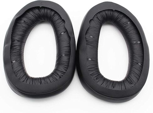 وسائد أذن Adhiper GSP300 من الحرير الجليدي، وسادة أذن بديلة متوافقة مع سماعات Sennheiser GSP300/301/302/303/350/370، وأغطية للأذنين مع حرير ثلجي بارد، إسفنج ناعم عالي الكثافة (أسود) in Kuwait