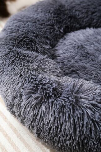 Dog Bed Cat Bed Small Dog Bed Donut Dog Bed Kitten Bed Calming Dog Bed Round Dog Bed Puppy Bed Small Pet Bed Small Cat Bed for 7 Lbs Small Pet in Saudi Arabia