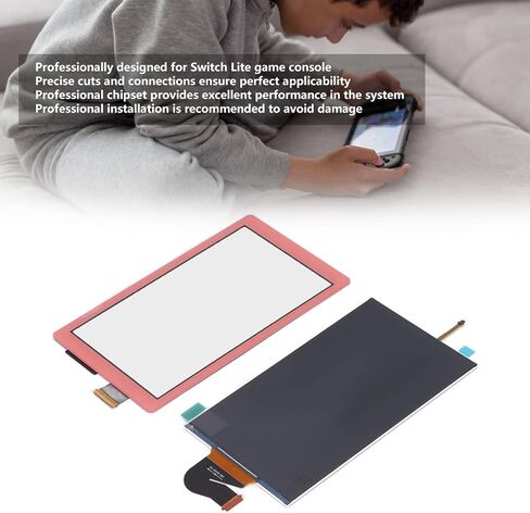 Replacement Screen for Switch Lite, Replacement LCD Display Screen, Touch Screen Digitizer, LCD Display Panel Repair Parts(Pink) in Saudi Arabia