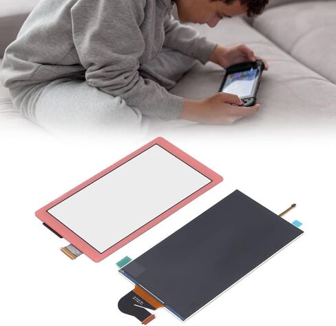 Replacement Screen for Switch Lite, Replacement LCD Display Screen, Touch Screen Digitizer, LCD Display Panel Repair Parts(Pink) in Saudi Arabia