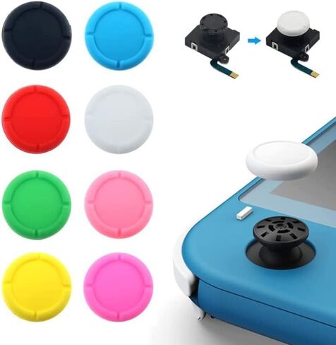 4PCS 3D Analog Thumbstick Thumb Stick Grip Cap for Switch/Switch Lite Controller Joystick Cap (Apple Green) in Kuwait