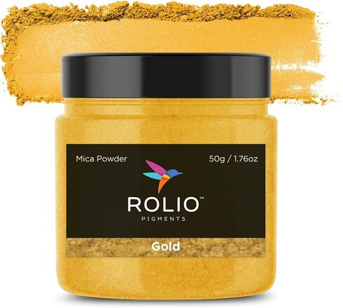 Premium Mica Powder - Tuscan Sun (50G / 1.76oz) - 1 Jar of Yellow Pigment Powder for Epoxy Resin, Dye, Soap Making, Nail Polish, Paint, Candle Making, Bath Bombs, Slime in Saudi Arabia