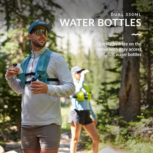 Water Buffalo Hydration Running Vest - Quiver Hydration Vest - Running Hydration Vest with Dual Water Bottles - Lightweight Water Backpack for Running, in Saudi Arabia