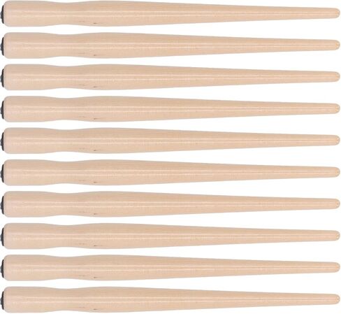 Nib Pen Holder Set, Pack of 10 Comfortable Grip Smoother Wooden Manga Comic Pen Nib Holder Calligraphy Dip Pen Holders for Art Painting English Calligraphy Practice (Redwood Color) in Saudi Arabia