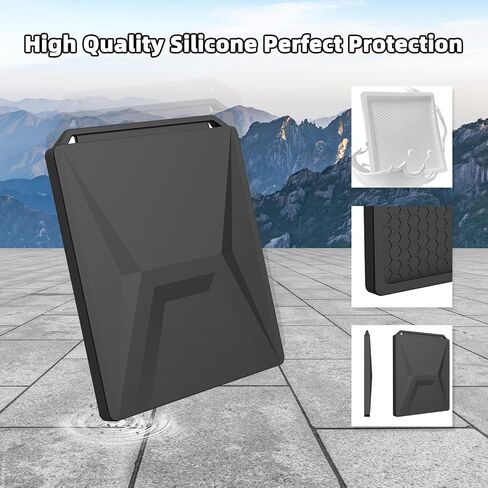 Starlink Mini Protective Cover, Durable Silicone Case Compatible with Starlink Mini Dish, Shockproof & Weatherproof Accessories for Outdoor Protection (Black) in Saudi Arabia