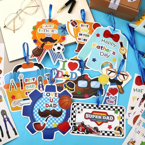 JUNEBRUSHS 32 Pcs Fall Crafts, Autumn Sticker Crafts Thanksgiving Turkey Scarecrow Sticker Fall DIY Hanging Ornaments Craft Harvest Party Favors Home Classroom Decor in Kuwait