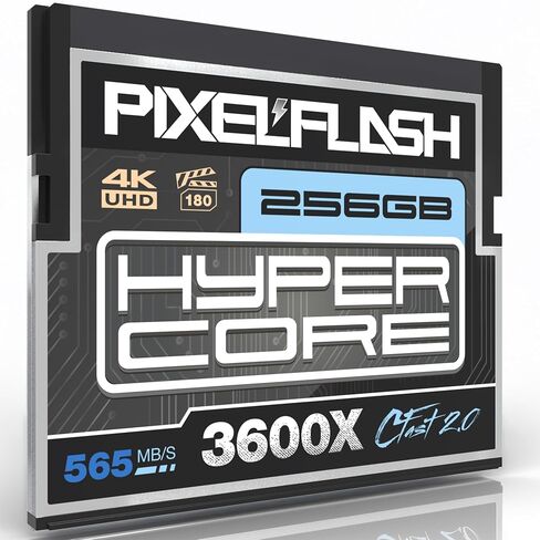 بطاقة ذاكرة سينمائية PixelFlash 1.6 تيرابايت VPG1500 CFexpress 4.0 من النوع B تصل إلى 3900/3600 ميجابايت/ثانية للمصورين ومصوري الفيديو، فيديو 12K 1600 جيجابايت 1600 جيجابايت VPG400 سلسلة سينمائية (LPCXT1600-CSVPG4) in Kuwait