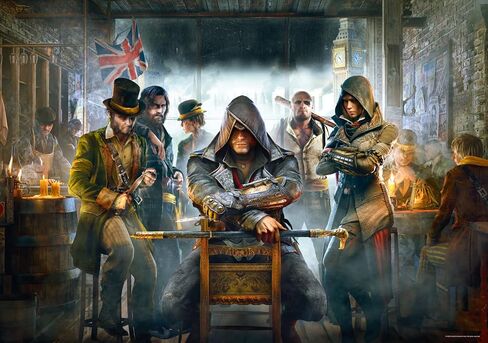 ألعاب الألعاب ألغاز لعبة Witcher Geralt و Ciri للكمبيوتر للمراهقين والبالغين أفكار الترفيه المستوحاة من لعبة الكمبيوتر | 1000 قطعة | 68 × 48 سم in Kuwait