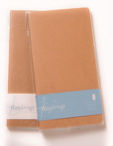 WANDERINGS Assorted Passport Size Travelers Notebook Inserts | Blank, Lined and Dotted Pages | 3.5" x 5" / 9cm x 12.5cm | 80gsm Paper | Travelers Notebook Refills for Journals, Diaries, Planners in Saudi Arabia