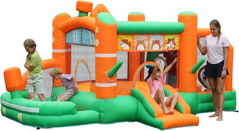 Inflatable Bounce House Kids Obstacle Bouncy Castle for Outdoor Indoor in Saudi Arabia