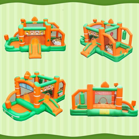 Inflatable Bounce House Kids Obstacle Bouncy Castle for Outdoor Indoor in Saudi Arabia