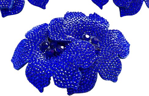 PLune 3D Three-Dimensional Decorative Patch Trim Accessories for Clothes Dress Hat Shoes DIY 3 Pieces/Bag 4X2.3inches (Red) in Saudi Arabia