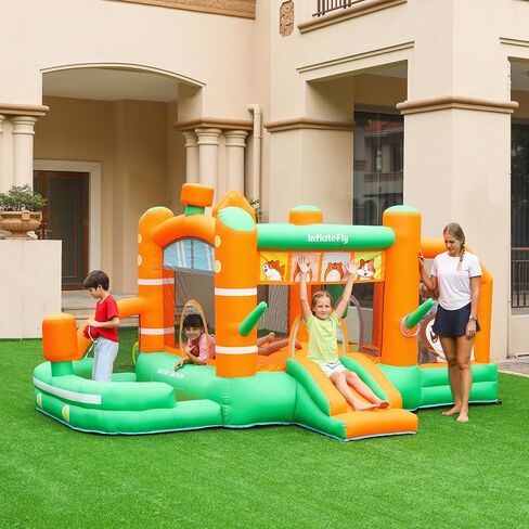 Inflatable Bounce House Kids Obstacle Bouncy Castle for Outdoor Indoor in Saudi Arabia