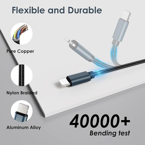 Upgraded 3 in 2 Multi Charging Cable for iWatch Charger iPhone Watch Charger Multi USB C Charger Cable Fast Charging Compatible with iWatch Ultra/SE/10/9/8/7/6/5/4/3/2/1,16/15/14/13/Galaxy S23-4FT in Saudi Arabia