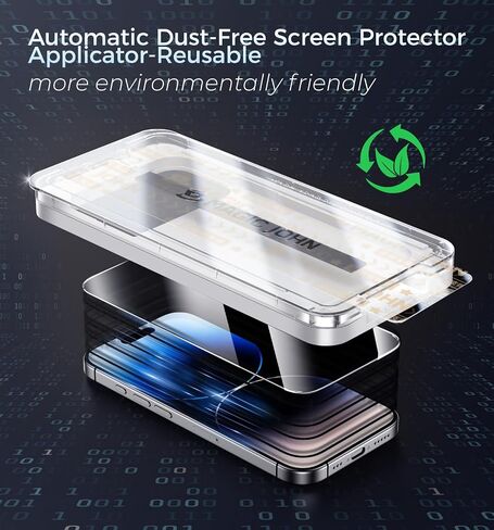 MAGIC JOHN 3rd Gen Upgraded for iPhone 16 Pro Max Screen Protector 6.9 Inch in Saudi Arabia