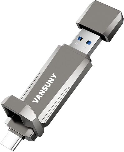 Vansuny 1TB USB Solid State Drive Up to 1000MB/s USB 3.2 Gen 2 Dual SSD USB A + USB C Portable External SSD for Android Phone Tablet Laptop MacBook PC in Kuwait