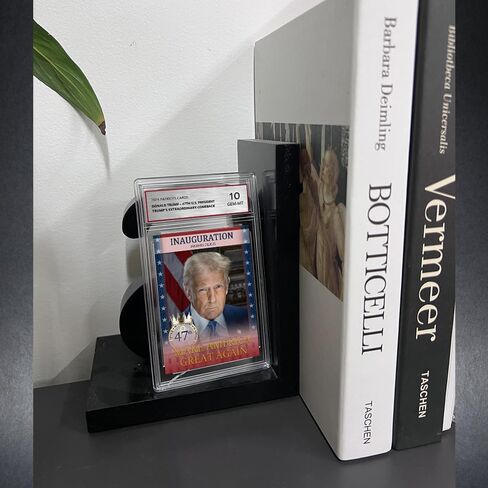بطاقة Trump Trading Card - Donald Trump Collectibles ، محاولة التماس ، Gem Mint 10 تصنيف ، 2024 هدايا Maga السياسية (بطاقة) in Kuwait