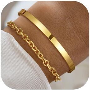 Foxgirl Gold Pearl Beaded Bracelets for Women 14K Gold Plated Bracelets Dainty Flower Bracelets for Women Gold CZ Bracelets Stackable Bracelets for Women Trendy Jewelry for Women Gifts for Her