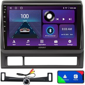 for Toyota Tacoma Radio Upgrade 2005-2015, QLED Touch Screen Car Stereo 9 inch Android 13 Head Unit Replacement with Wireless CarPlay Andriod Auto GPS Navigation 5G WiFi Build in 48EQ FM Radio(2+64G)