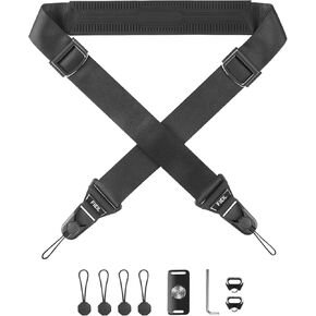 Camera Strap with Quick Release Plate, Adjustable Camera Neck Strap, Comfort Camera Sling Strap, Quick Release buckles for/DSLR/SLR/Mirrorless Digital Cameras.