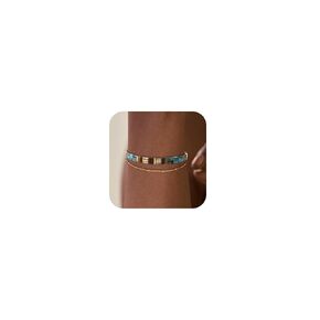 سوار Tila Beaded Beaded للنساء Boho Bracelets مجوهرات الهدايا القابلة للتكديس سوار الذهب Stack Stack Stack Jewelry Stockings for Women