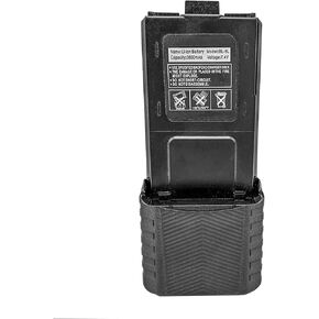 Replacement BL-5L 3800mAh Li-ion High Capacity Extended Battery for UV-5R BF-8HP UV-5RX3 RD-5R UV-5RTP UV-5R MK2 MK3X MK5 Plus UV-5RE Series Walkie Talkie