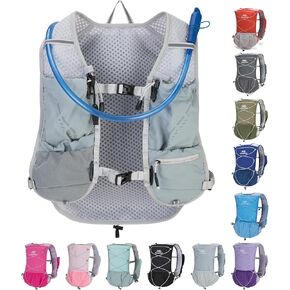 Lightweight Running Vest for Women and Men Hydration Backpack Pack with 1.5L Water Bladder Bag Running Gear Accessories for Hiking Trail Cycling Marathon