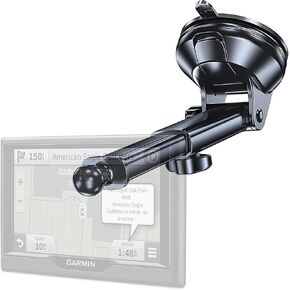 GPS Suction Cup Mount for Garmin GPS Mount【Strong suction】Replacement GPS Dash Mount 17mm Ball MountLong Dashboard Windshield Car Holder for Garmin Nuvi Drive Dezl RV Driveassist,GPS Holder for Truck
