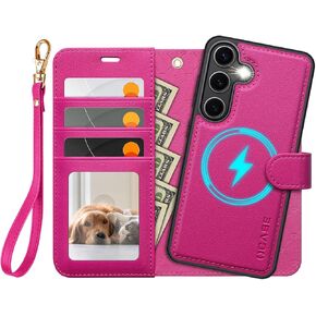 OCASE for Samsung Galaxy S25 Ultra Detachable Wallet Case with Card Holder, [2 in 1] PU Leather Flip Folio Case with RFID Blocking Stand Wrist Strap Shockproof Phone Cover 6.9 Inch 2025, Black