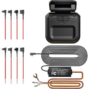 مجموعة Type-C Hardwire مع 360 درجة جميع الأطراف الكشف عن الرادار لـ N300/N700/N700PRO DASH CAMS-12V-24V إلى 5V/2.5A ، حماية منخفضة الجهد ، مراقبة مواقف السيارات على مدار 24 ساعة