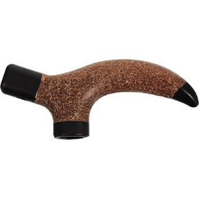 Hemoton Trekking Rod Handle Walking Stick Handle Pole Grip Walking Stick Cork Grip for Replacement Trekking Pole Parts Tools Skiing Tool Cane Handle Wood Trekking Poles Elder Ski Equipment