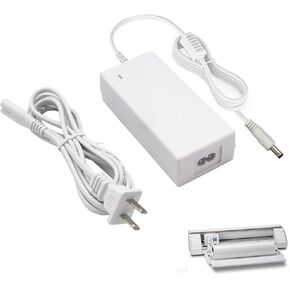 24V White Power Cord Compatible with Silhouette Cameo 5 4 3 2 1 SD Portrait Studio Electronic Cutting Tool Print Power Supply 24V AC Adapter Replacement for Silhouette Cameo 4 Charger