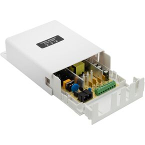 Outdoor Waterproof 5A 4 Channel 12V Power Supply Adapter - Adjustable to 13.8V & 15V to Prevent Voltage Attenuation, AC in 100-240V 50-60Hz for CCTV Cameras, IP, PTZ Systems, IR Illuminators